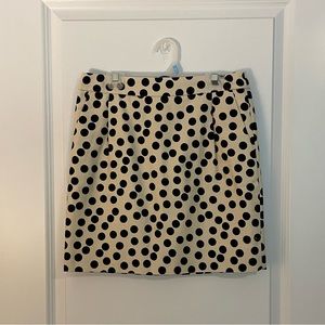 J. Crew Factory Polka Dot Mini Skirt